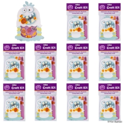 Monster Mayhem Candy Belly Character Craft Kits-10Pk